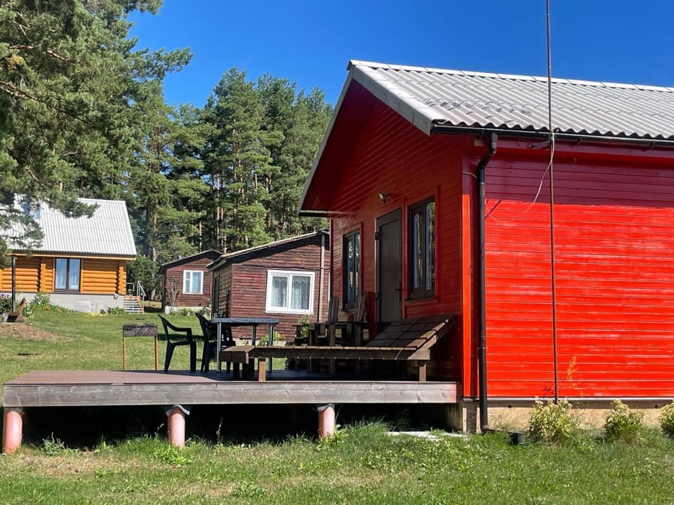 Rāznas ezera namiņš D1 ar elektrisko apkuri House in Latvia