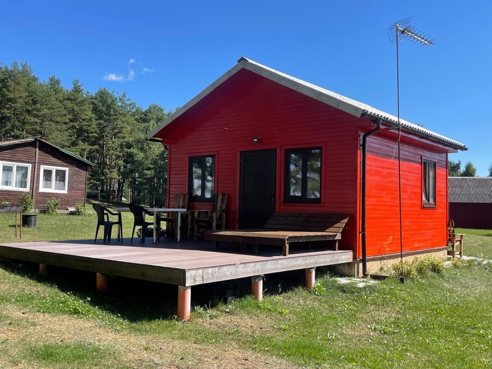 Rāznas ezera namiņš D1 ar elektrisko apkuri House in Latvia
