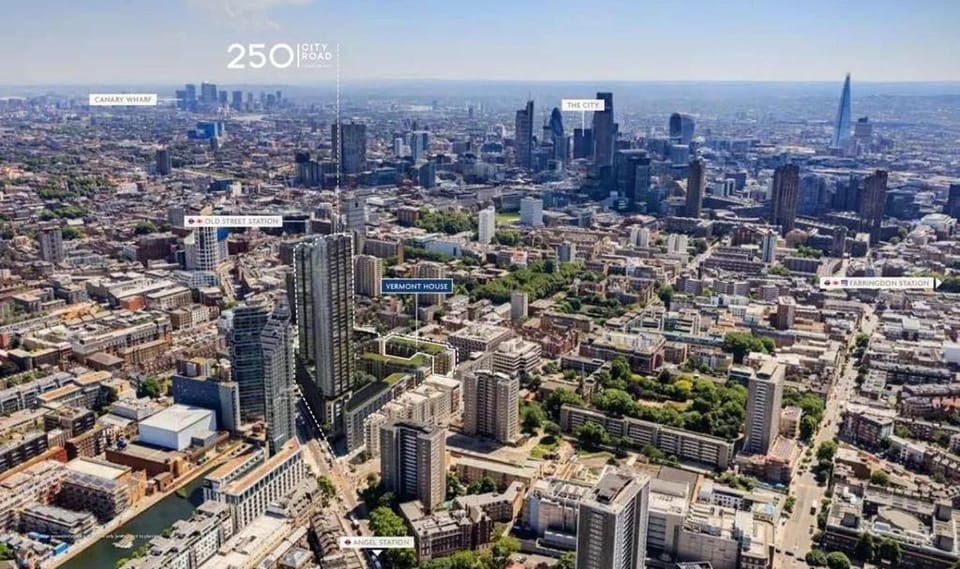250 City Road 2 Bollinder Place EC1V 2AH 2bed LUXURY apartments-this is full address Apartment in London Borough of Islington