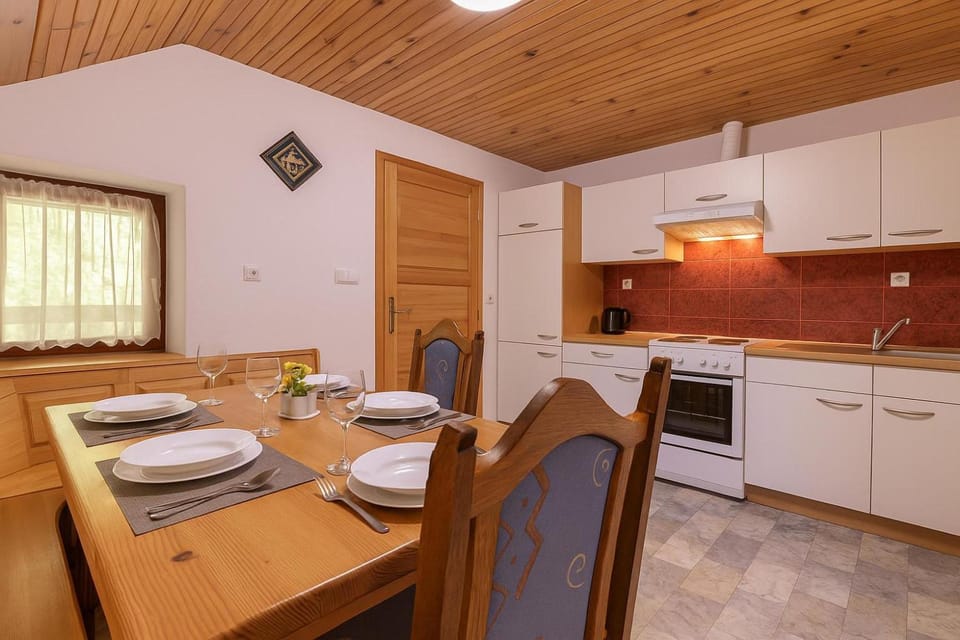 Kitchen or kitchenette, Dining area