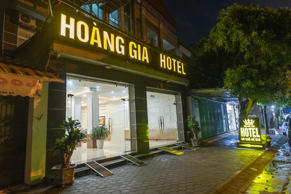 Property building, Night, Text overlay, Street view