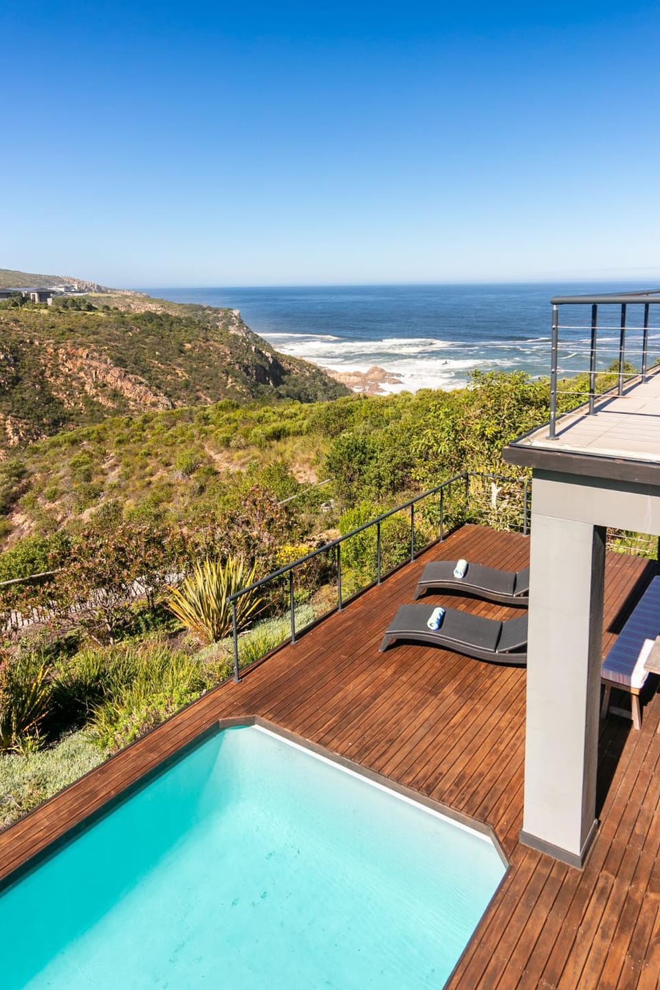 Natural landscape, View (from property/room), Balcony/Terrace, Mountain view, Pool view, Sea view, Swimming pool, sunbed