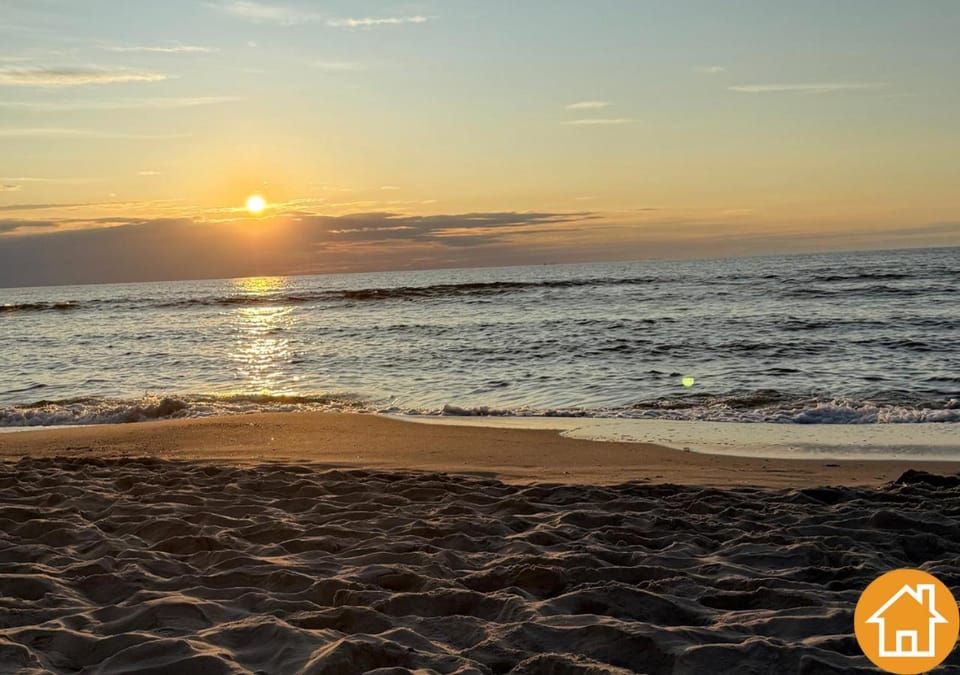 Natural landscape, Beach, Sea view, Sunset