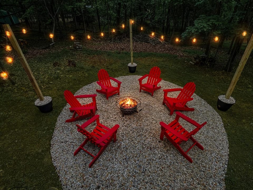 Night, Garden view