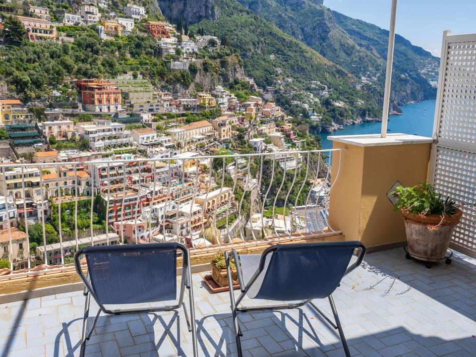 Day, Natural landscape, View (from property/room), Balcony/Terrace, Balcony/Terrace, Mountain view, Sea view