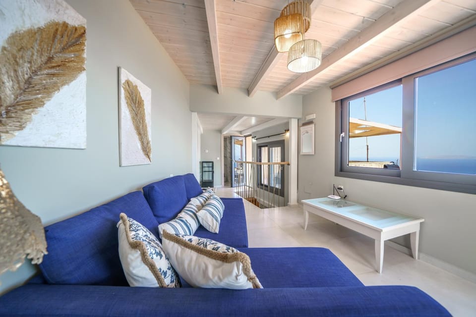 Natural landscape, Living room, Seating area, Sea view