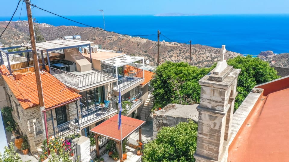 Property building, Natural landscape, Bird's eye view, Sea view