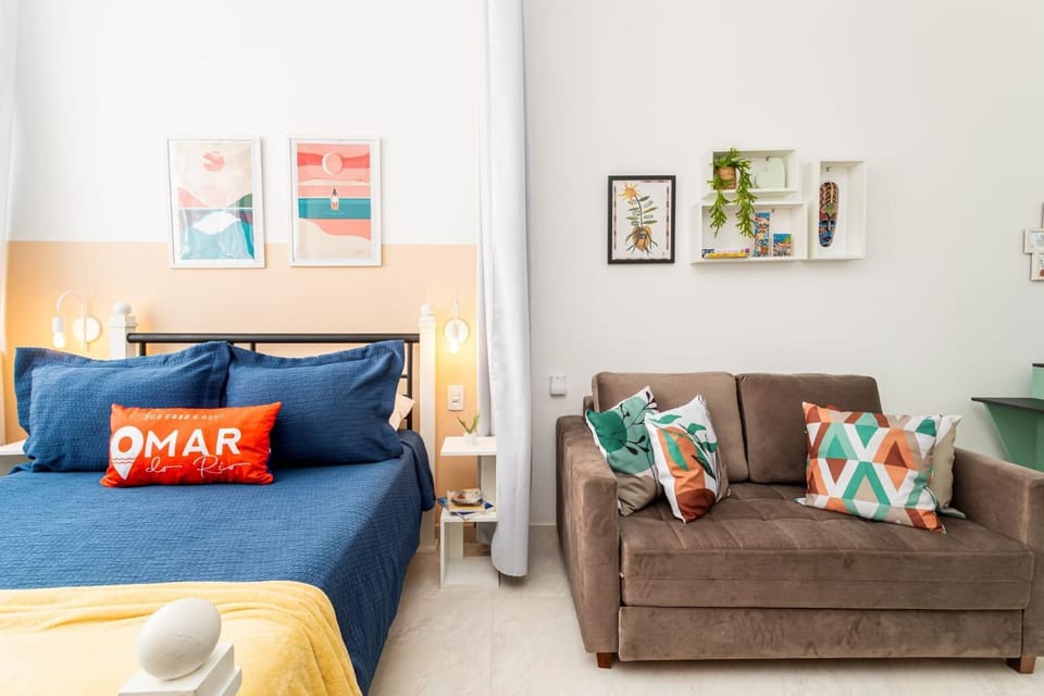 Studio 60m meters from Copacabana Beach |AS 76/810 Apartment in Rio de Janeiro