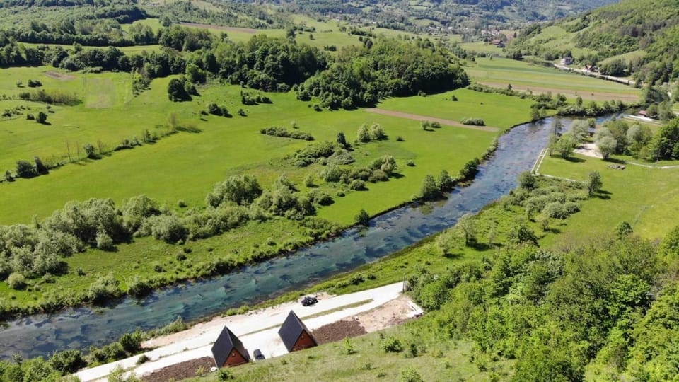 Natural landscape, Bird's eye view, Lake view, Mountain view, River view
