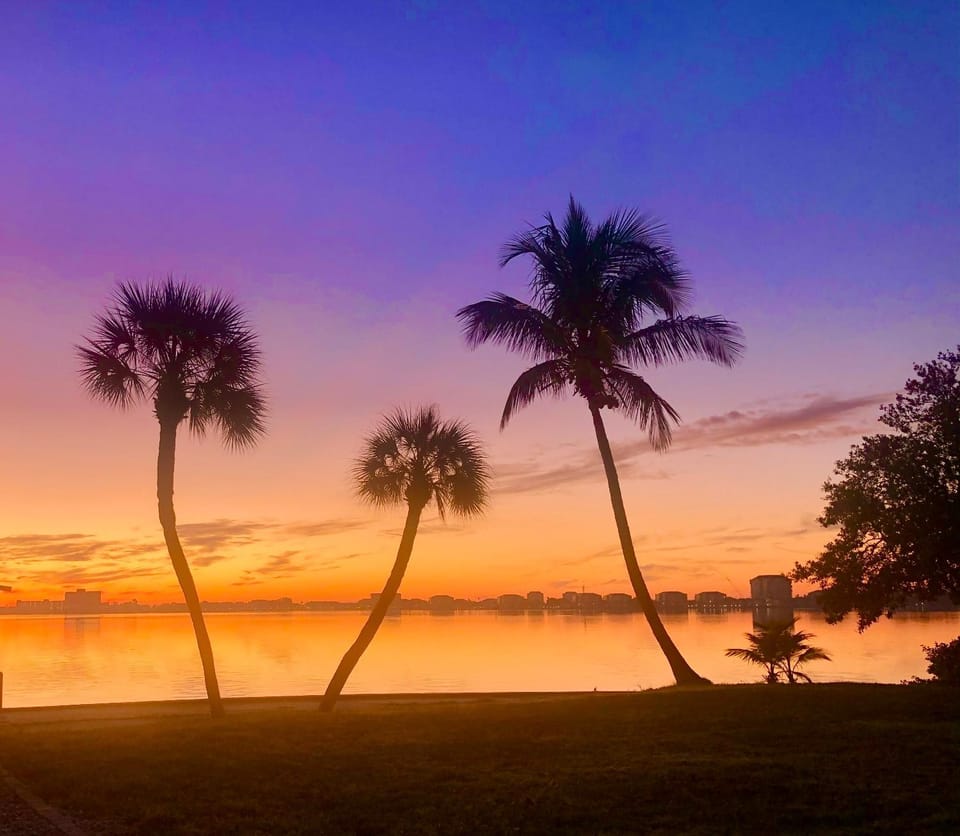Natural landscape, Beach, Sunrise