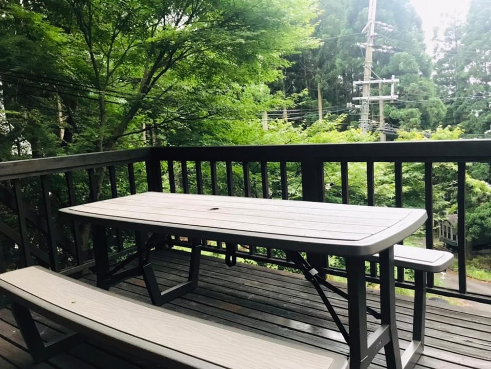 モリソンヴィラ 石垣のログハウス House in Hyogo Prefecture