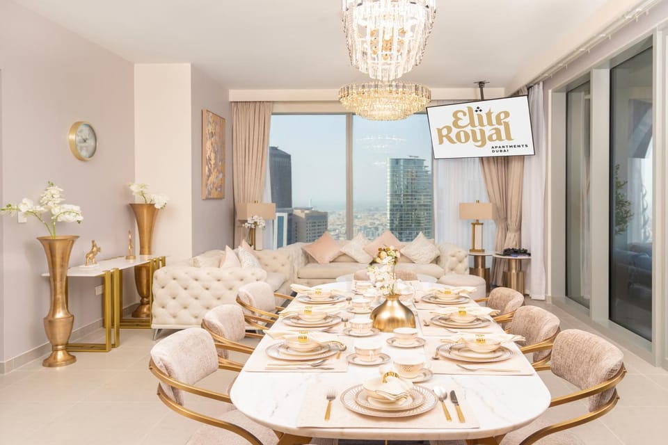 Elite Royal Apartment - Panoramic with Burj Khalifa & Full Fountain View - High Floor - Patron Apartment in Dubai