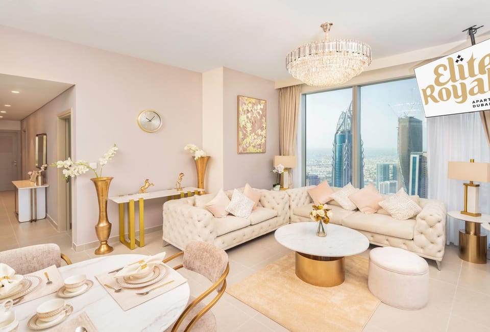 Elite Royal Apartment - Panoramic with Burj Khalifa & Full Fountain View - High Floor - Patron Apartment in Dubai