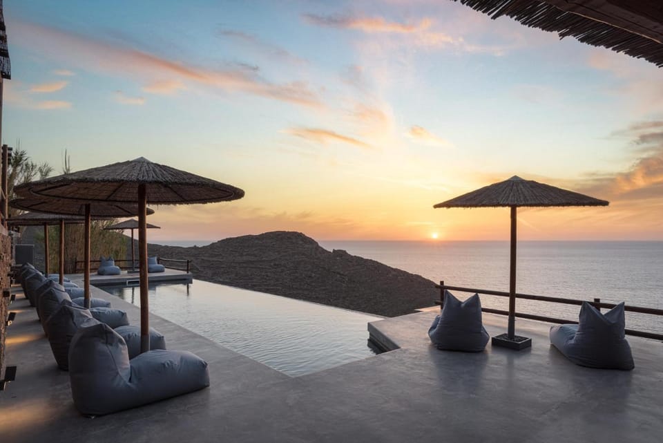 View (from property/room), Sea view, Sunset, sunbed