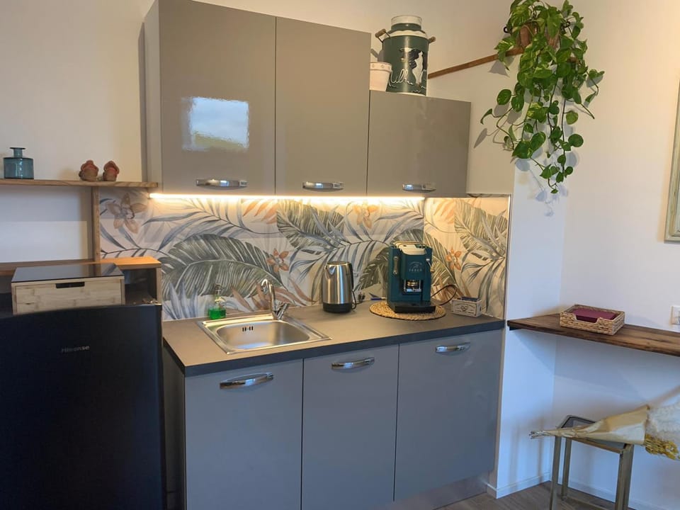 Coffee/tea facilities, Kitchen or kitchenette, Internal: Not applicable to any particular room