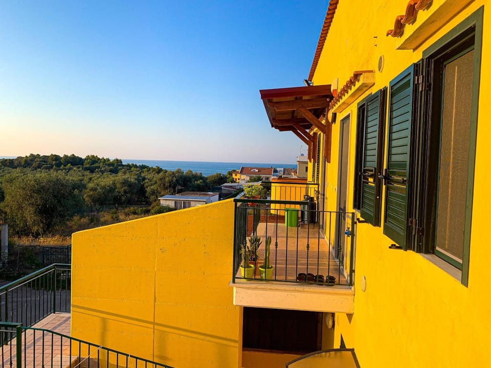 Property building, Facade/entrance, Natural landscape, View (from property/room), Sea view