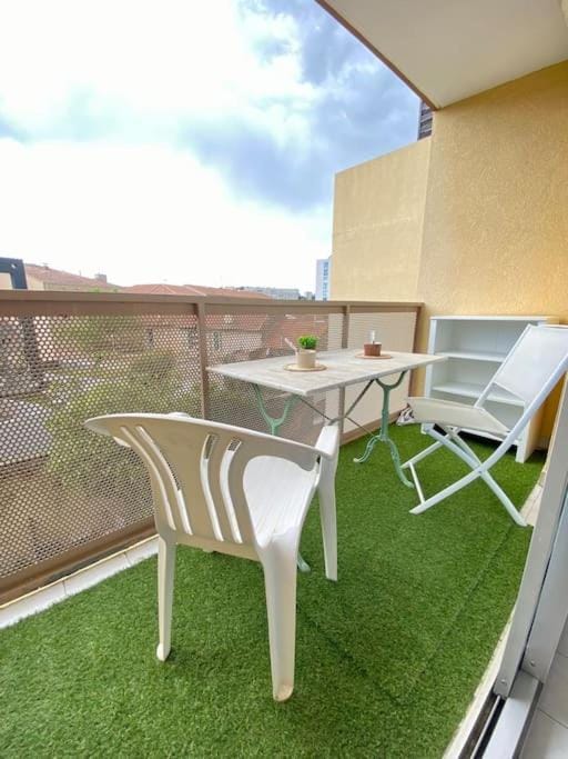 Patio, Spring, Day, View (from property/room), Balcony/Terrace, Living room, Seating area, Dining area, Garden view