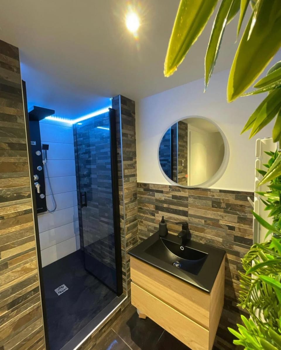 Love room: Aux plaisirs des sens jacuzzi privé Apartment in Grand Est