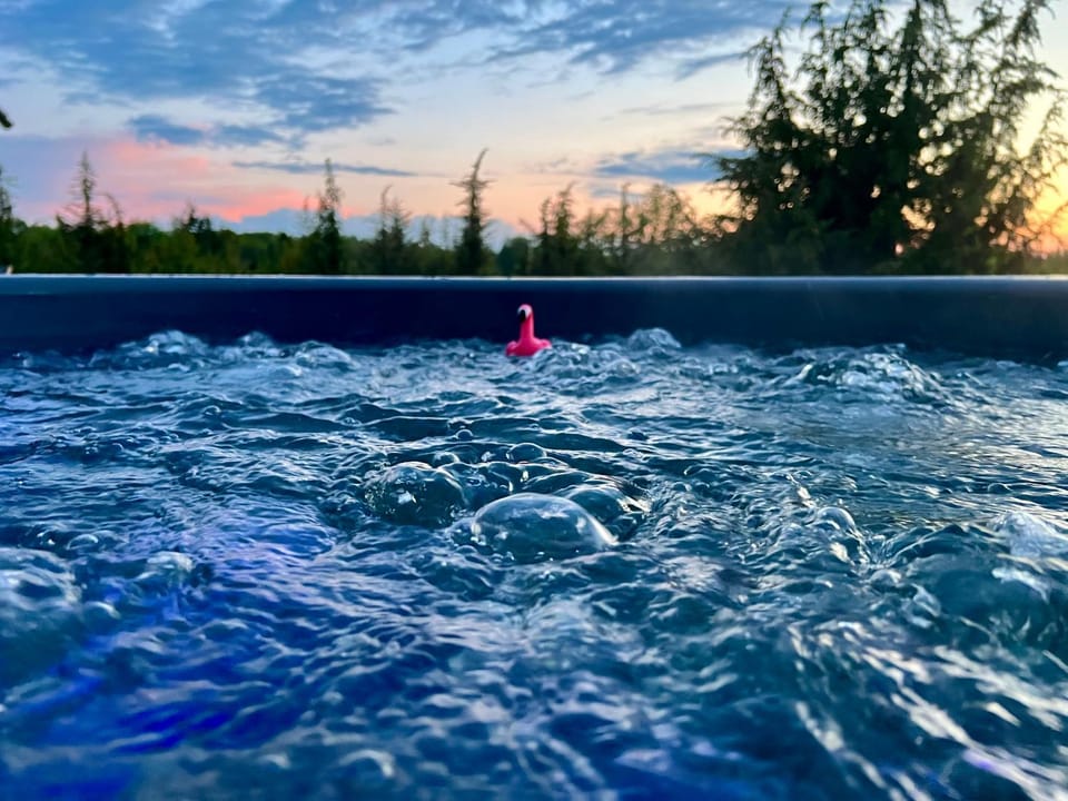 Hot Tub, Sunset