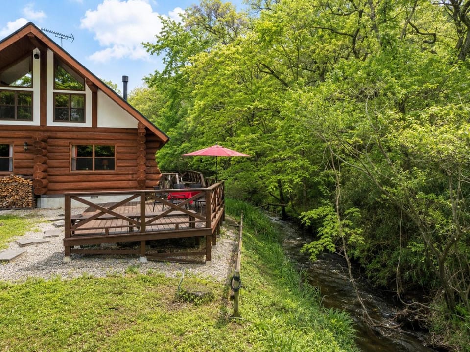 那須プレミアムハンドメイドログハウス 清流の森 貸切ログハウス 最大7名 House in Japan