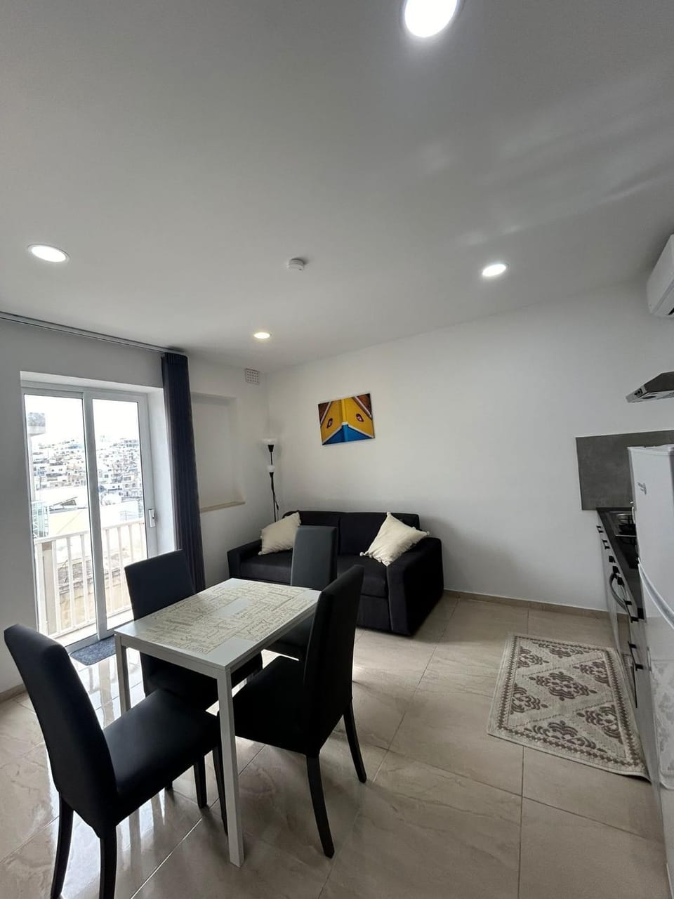 Living room, Seating area, Dining area