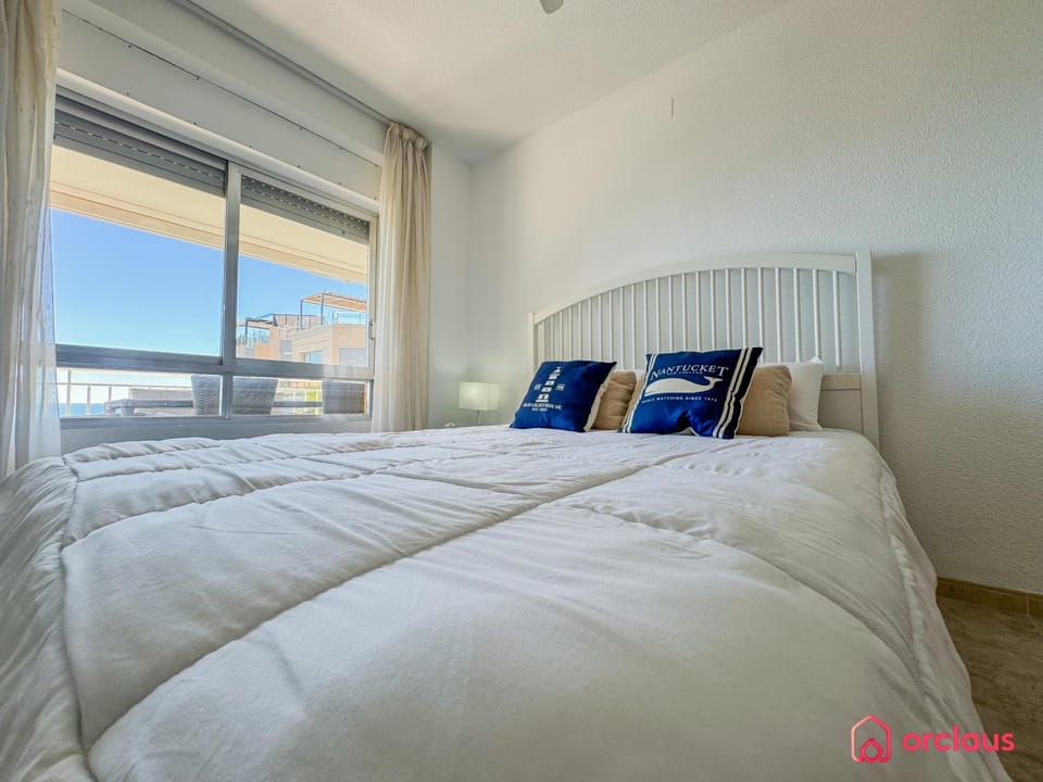 Bed, Bedroom, Sea view