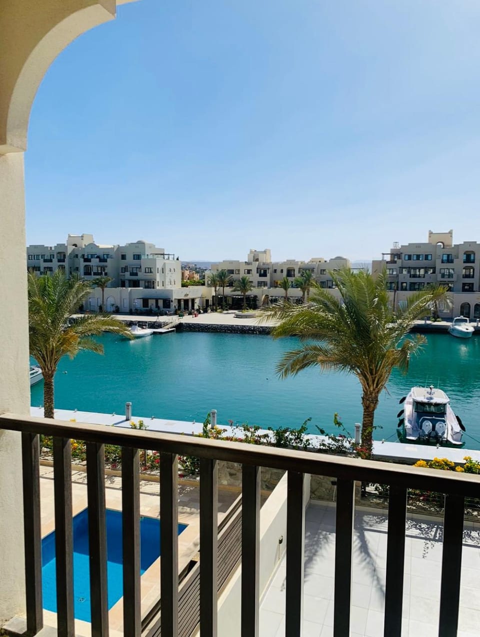 New apartment overlooking the marina in Elgouna Apartment in Hurghada