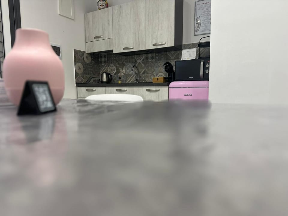 Kitchen or kitchenette, minibar, stove