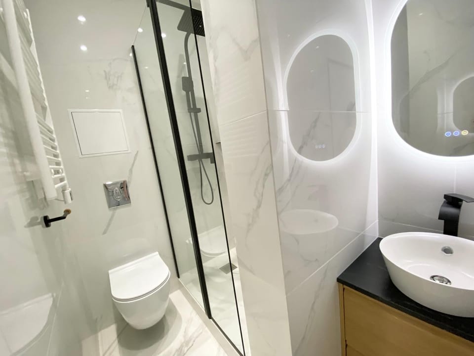 Shower, Toilet, Bathroom, towels