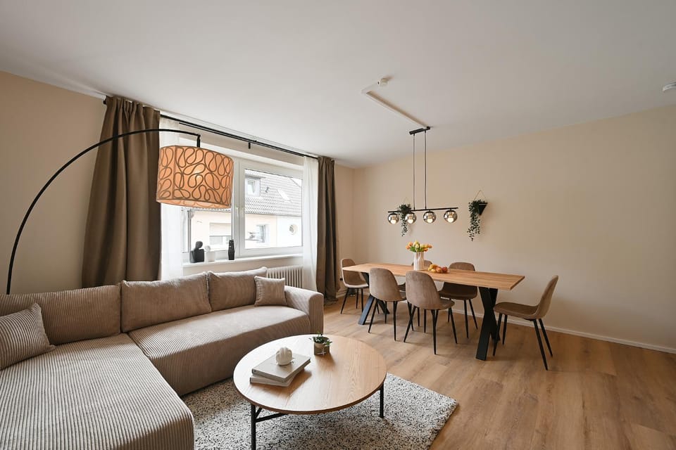 Living room, Seating area, Dining area
