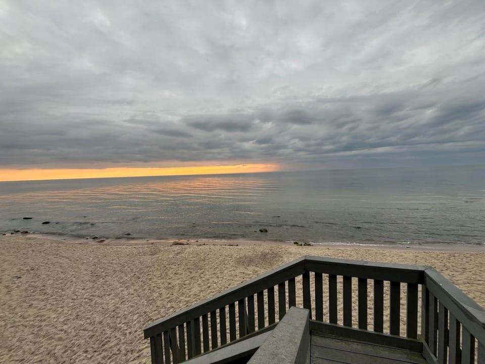 Day, Natural landscape, Beach, Sea view, Sunset