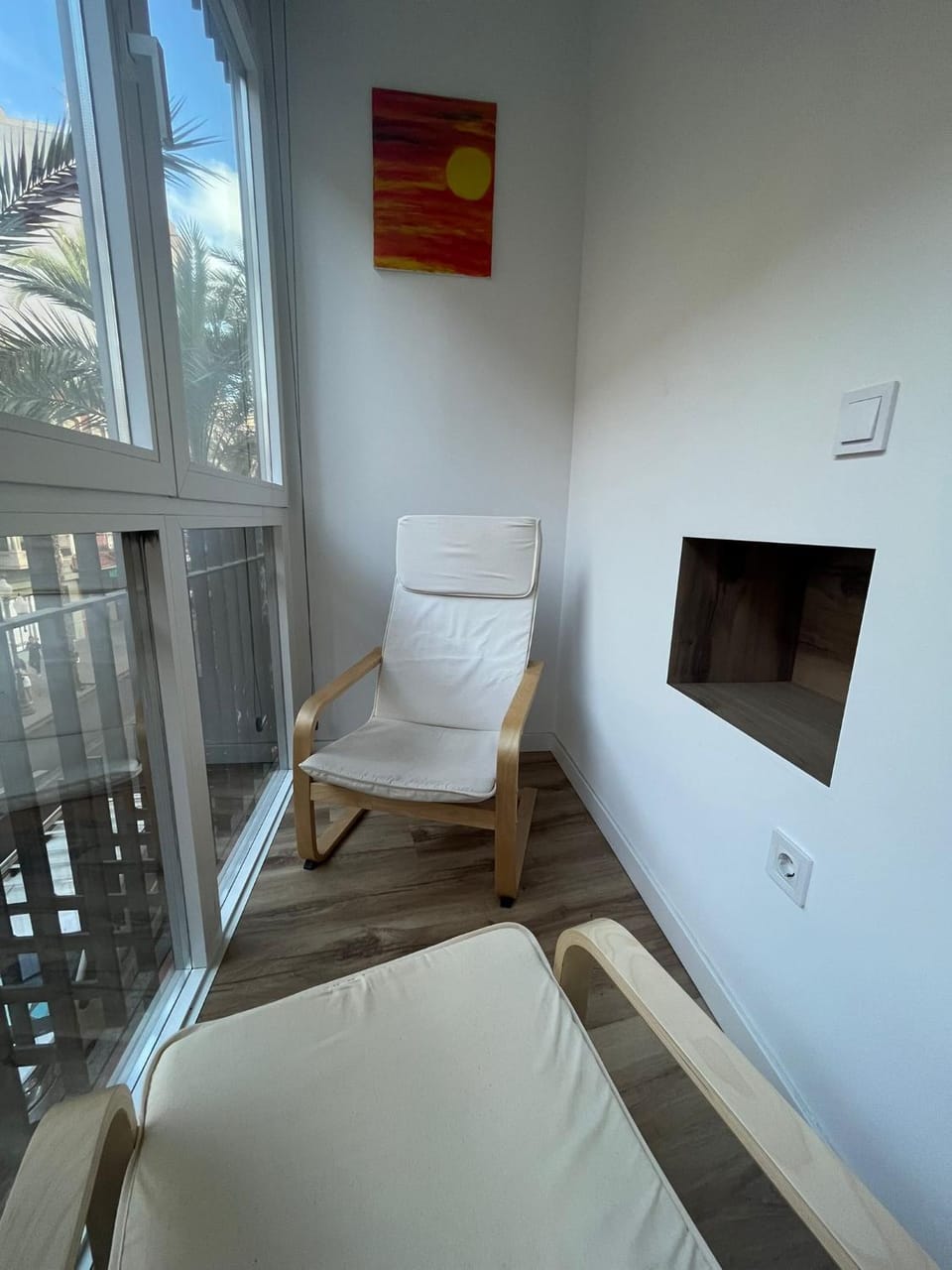 Seating area, sunbed