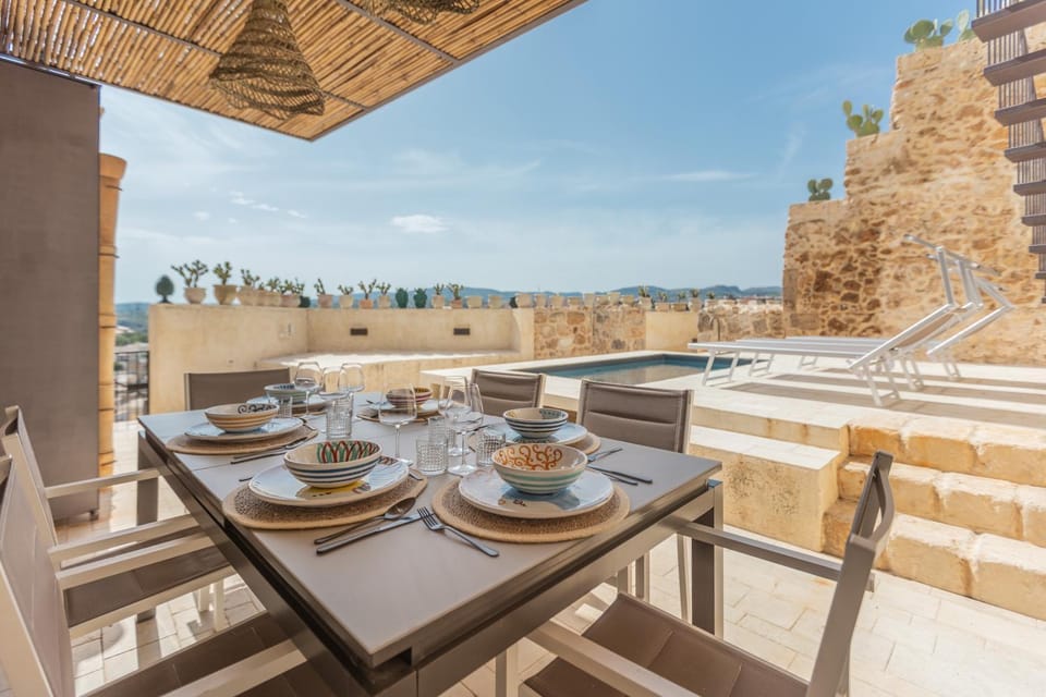 View (from property/room), Balcony/Terrace, Pool view, Swimming pool