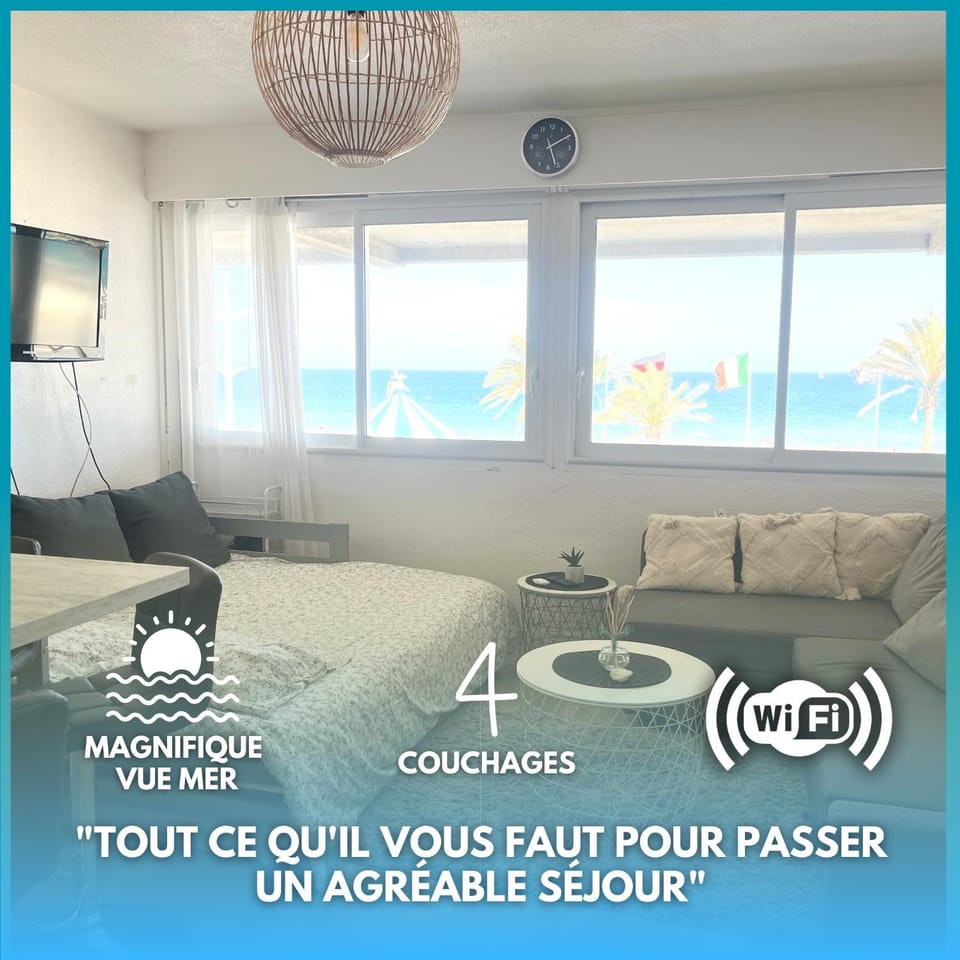 Appartement magnifique VUE MER Canet plage Apartment in Canet-en-Roussillon