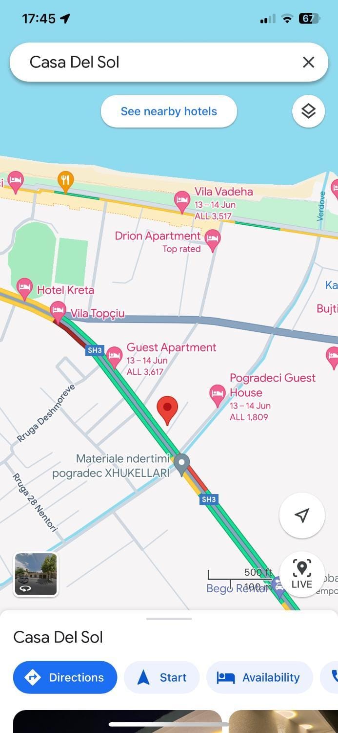 Text overlay, Street view