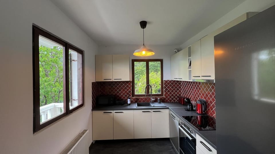 Coffee/tea facilities, Kitchen or kitchenette, dishwasher, microwave, oven, stove, toaster