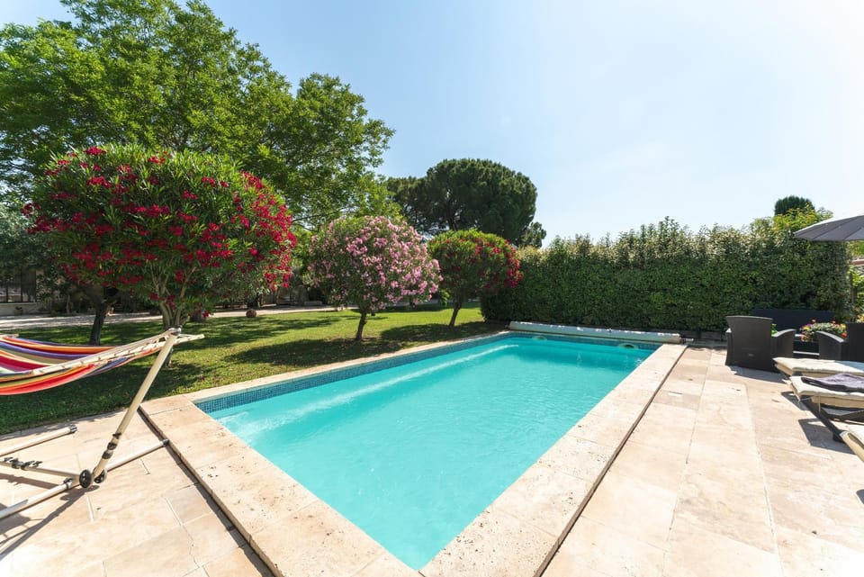 Property building, Living room, Swimming pool