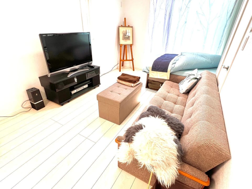 Bed, TV and multimedia, Photo of the whole room, Bedroom