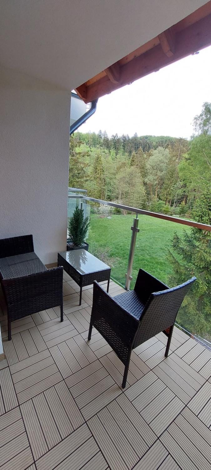 Garden, View (from property/room), Balcony/Terrace, Seating area