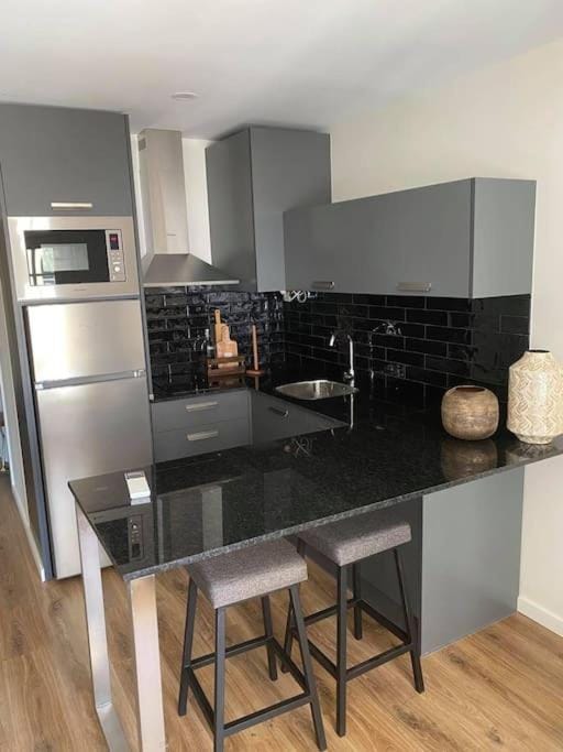 Kitchen or kitchenette, Dining area, stove