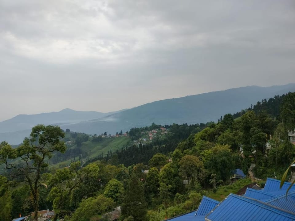 Natural landscape, Bird's eye view, Mountain view