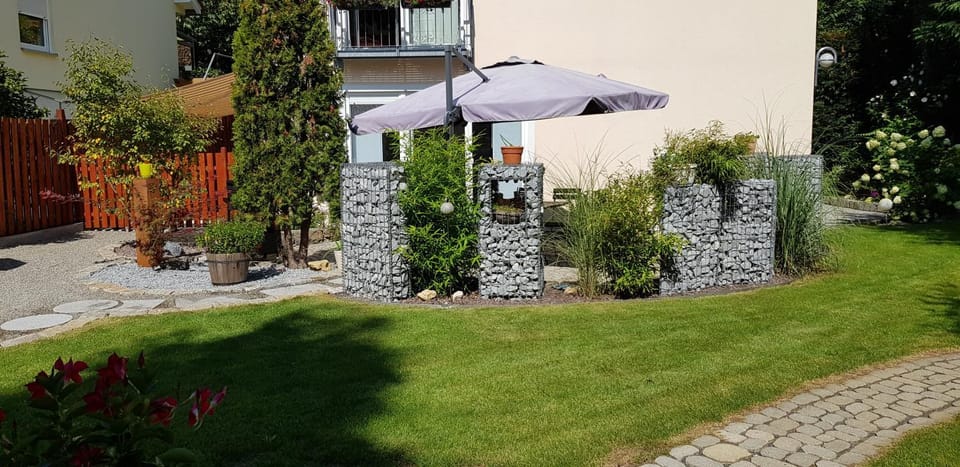 Property building, Garden, Garden view