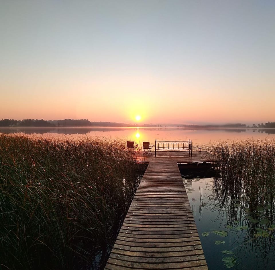 Natural landscape, Beach, Lake view, Sunrise
