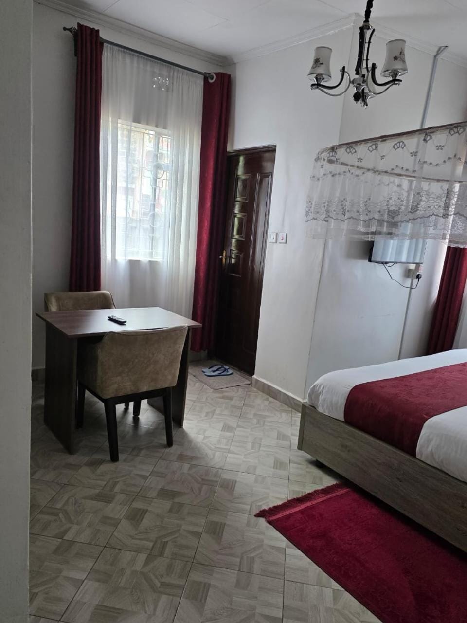 The lit garden place Hotel in Uganda