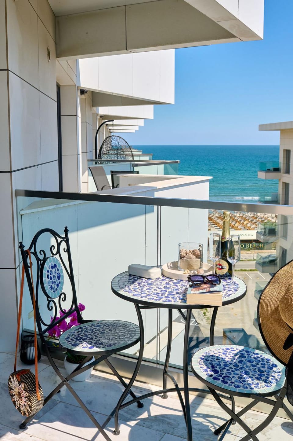 View (from property/room), Balcony/Terrace, Sea view