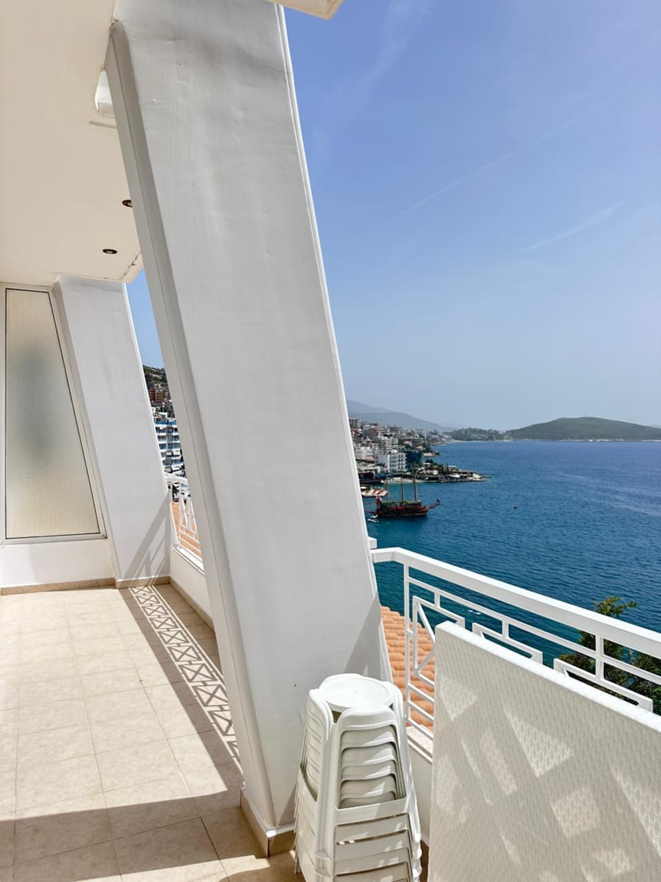 Day, Natural landscape, View (from property/room), Balcony/Terrace, Lake view, River view, Sea view