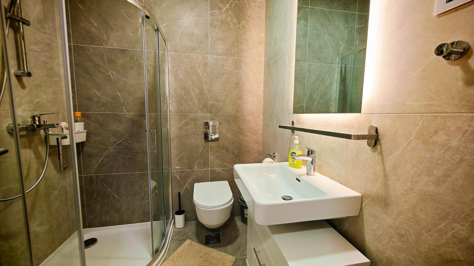 Shower, Toilet, Bathroom, towels
