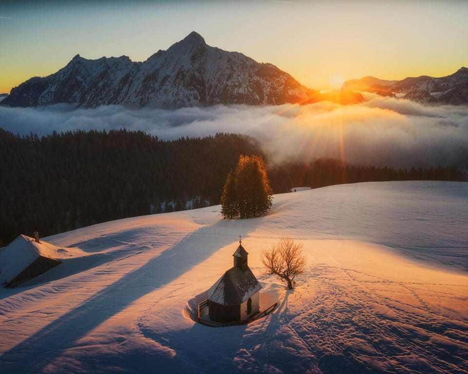 Nearby landmark, Winter