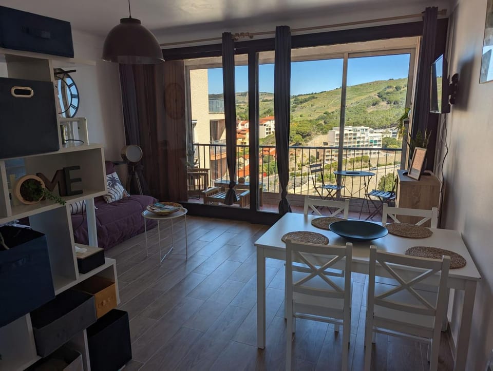 Grand studio avec vue sur la mer et parking Apartment in Port-Vendres
