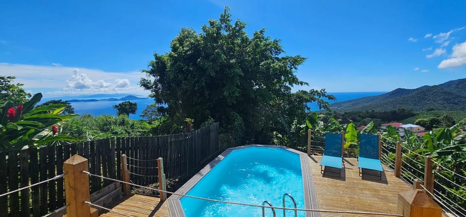 Natural landscape, Mountain view, Pool view, Sea view, Swimming pool, sunbed